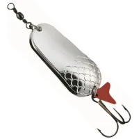 Oscilanata DAM Effzett Twin Spinner Spoon, Silver Silver, 10cm, 60g, 1buc/pac