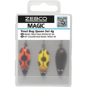Set Oscilante Magic Trout Bug Spoon, 4g, 3buc/pac