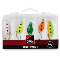 Lingurite Oscilante Dam Trout Pack, Color Mix, 2-4g, 5buc/pac