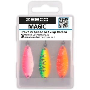 Set Lingurite Oscilante ZEBCO Target Fish Trout UL Spoon Set, 2.6g 3buc/pac