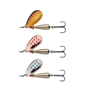 LINGURITA ROTATIVA ABU GARCIA DROPPEN 3 PACK, ASSORTED, 12G, 3BUC/PLIC
