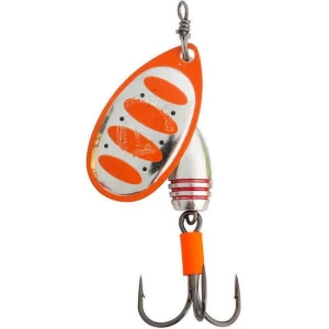 LINGURITA ROTATIVA SAVAGE ROTEX NR.2 FLUO ORANGE SILVER 5.5G  LINGURITA ROTATIVA SAVAGE ROTEX NR.2 FLUO ORANGE SILVER 5.5G