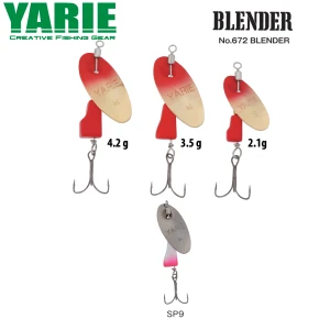 LINGURITA ROTATIVA YARIE 672 BLENDER SP9 SILVER PINK 3.5G LINGURITA ROTATIVA YARIE 672 BLENDER SP9 SILVER PINK 3.5G