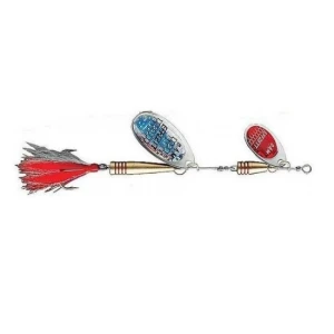 Lingura Rotativa 20gr DAM Effzett Tandem Dressed Silver Red Lingura Rotativa 20gr DAM Effzett Tandem Dressed Silver Red