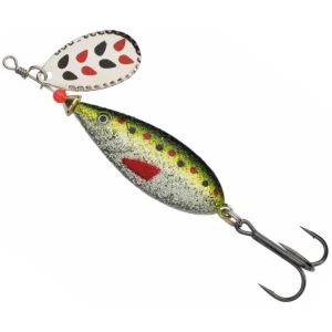 Lingura Rotativa Abu Garcia Droppen Maxi Spinners, Green Back Minnow, 12g, 8.5cm