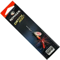 Lingura Rotativa KONGER Devil Champion, Red Stripes, No.0, 2.5g, 1buc/pac