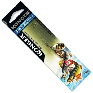 Lingura Rotativa KONGER Palia, Holo Gold Stripes, No.1, 3.5g, 1buc/pac