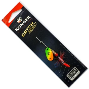 Lingura Rotativa KONGER Tarpon, 09 Firetiger, No.1, 4g, 1buc/pac