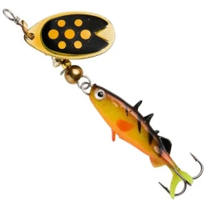 Lingurita Roativa ABU GARCIA Fast Attack Stickle Spinner, Fire Perch, 5g, 4.5cm, 1buc/pac Lingurita Roativa ABU GARCIA Fast Attack Stickle Spinner, Fire Perch, 5g, 4.5cm, 1buc/pac