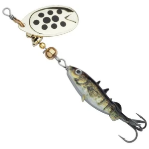Lingurita Roativa ABU GARCIA Fast Attack Stickle Spinner, Natural Stickle, 5g, 4.5cm, 1buc/pac Lingurita Roativa ABU GARCIA Fast Attack Stickle Spinner, Natural Stickle, 5g, 4.5cm, 1buc/pac