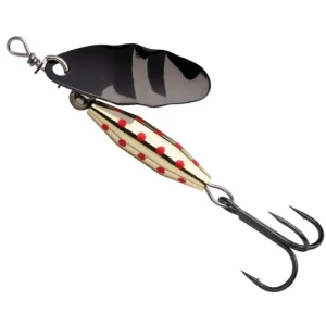 Lingurita Rotativa ABU GARCIA Reflex Arctic LF, Black/Gold, 7g, 4.5cm