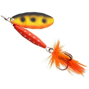 Lingurita Rotativa ABU GARCIA Reflex Red LF, Orange Copper Holo, 18g, 6.5cm