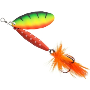 Lingurita Rotativa ABU GARCIA Reflex Red LF, Tiger, 18g, 6.5cm