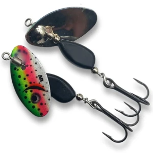 Lingurita Rotativa BERTI Axat Pro Elite UV Micro-2, Rainbow TRT / Negru, 3.5g