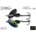 Lingurita Rotativa BERTI Axat Pro Elite UV Micro-2, Sexy Shad / Negru, 2.9g