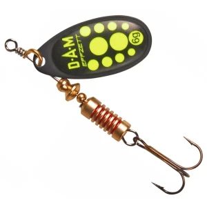 Lingurita Rotativa DAM Effzett Standard, Black Yellow, Nr.4, 10g, 1buc/pac Lingurita Rotativa DAM Effzett Standard, Black Yellow, Nr.4, 10g, 1buc/pac