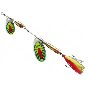 Lingurita Rotativa DAM Effzett Tandem Dressed, Fire Shark, 10g, 1buc/pac