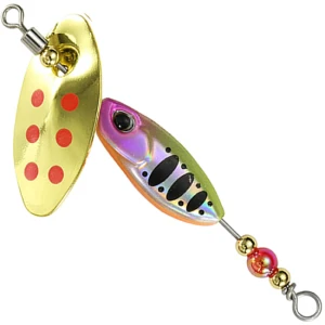 Lingurita Rotativa DUO Spearhead Ryuki Spinner, ANA4076 Pink Clown Yamame, 2cm, 3.5g Lingurita Rotativa DUO Spearhead Ryuki Spinner, ANA4076 Pink Clown Yamame, 2cm, 3.5g