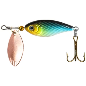 Lingurita Rotativa EnergoTeam Wizard Chub Spinner, Albastru, 4cm, 8g