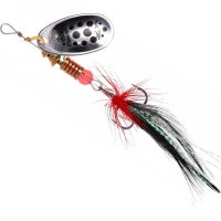 Lingurita Rotativa MIKADO Blaster With Tassel 2, Silver / 11, 4g Lingurita Rotativa MIKADO Blaster With Tassel 2, Silver / 11, 4g