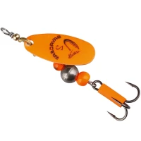 Lingurita Rotativa SAGAVE GEAR Caviar, Fluo Orange, Nr.2, 6g