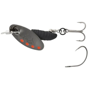 Lingurita Rotativa Savage Gear Spinner Grub, Sinking, Black Red Black, Nr.1, 3.8g