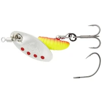 Lingurita Rotativa Savage Gear Spinner Grub, Sinking, Silver Red Yellow, Nr.0, 2.2g Lingurita Rotativa Savage Gear Spinner Grub, Sinking, Silver Red Yellow, Nr.0, 2.2g
