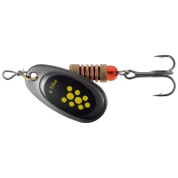 Lingurita Rotativa X-fish Dark Side, 4g, Nr.2, Nikel Black Lime, 1buc/pac