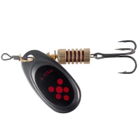 Lingurita Rotativa X-fish Dark Side, 4g, Nr.2, Nikel Black Orange, 1buc/pac