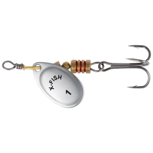 Lingurita Rotativa X-FISH Fish Stark, 2.5g, Nr.1, Silver, 1buc/pac