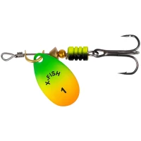 Lingurita Rotativa X-fish Fish Stark, 4.5g, Nr.2, Fire Tiger, 1buc/pac