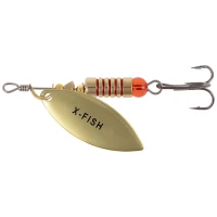 Lingurita Rotativa X-fish Rampage, 18g, Nr.4, Gold, 1buc/pac
