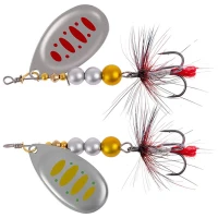 Lingurita Rotativa X-fish Sirius, 3.7g, Nr.1, Silver, 1buc/pac