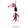 Lingurita Rotativa Zebco 10g Trophy Z-Vibe & Fly No. 4 black body/silver white-red/red fly sinking
