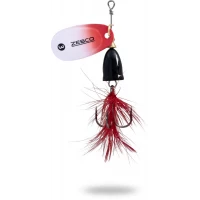 Lingurita Rotativa Zebco 10g Trophy Z-vibe & Fly No. 4 Black Body/silver White-red/red Fly Sinking