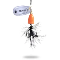 Lingurita Rotativa Zebco 10g Trophy Z-Vibe & Fly No. 4 orange body/silver/black fly sinking