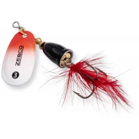 Lingurita Rotativa Zebco 4g Trophy Z-vibe & Fly No. 1 Black Body/silver White-red/red Fly Sinking