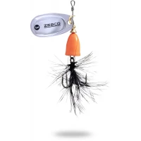 Lingurita Rotativa Zebco 8g Trophy Z-Vibe & Fly No. 3 orange body/silver/black fly sinking