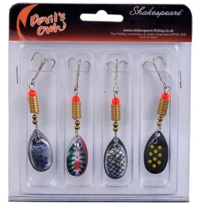 Set Naluci SHAKESPEARE Devil's Own Spinner, 7g, 4buc/pac