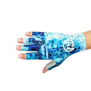 MANUSI UV FHM MARK PRINT AQUA BLUE L