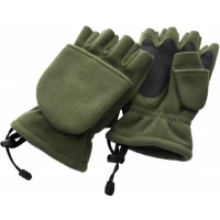 Manusi Trakker Polar Fleece Gloves, Green