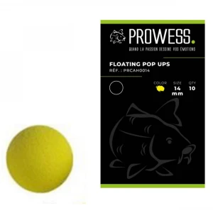 Pop Up Flotant Artificial Prowess Eva Galben 14mm, 10buc Pop Up Flotant Artificial Prowess Eva Galben 14mm, 10buc