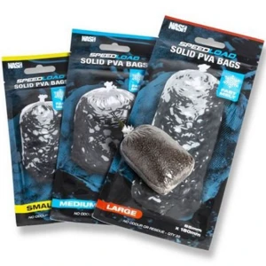 Pungi Solubile Nash Speedload PVA Bags Fast Melt, Small, 55x125mm Pungi Solubile Nash Speedload PVA Bags Fast Melt, Small, 55x125mm