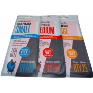 Pungi Solubile Trakker Solid PVA Bags Medium, 6.5x13cm Pungi Solubile Trakker Solid PVA Bags Medium, 6.5x13cm