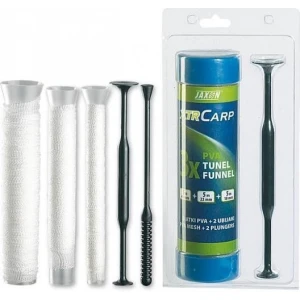 SET TUNEL PVA JAXON 3 plase 44-23-18MM + 2 incarcatoare  SET TUNEL PVA JAXON 3 plase 44-23-18MM + 2 incarcatoare