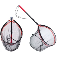Minciog RTB Full Carbon Landing Net Black and Red, 50x60cm, 120cm Minciog RTB Full Carbon Landing Net Black and Red, 50x60cm, 120cm