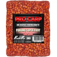 Porumb Super Fiert Fish Pro, Capsuni, 3kg Porumb Super Fiert Fish Pro, Capsuni, 3kg