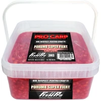 Porumb Super Fiert Fish Pro Galeata, Capsuni, 3kg Porumb Super Fiert Fish Pro Galeata, Capsuni, 3kg