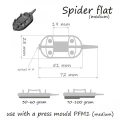 Momitor Orange Method Spider Flat DF2100 100gr Bulk Momitor Orange Method Spider Flat DF2100 100gr Bulk