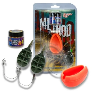 Set Monturi Benzar Method Feeder Matrita Si Pelete Nr.10 7.65kg 50g